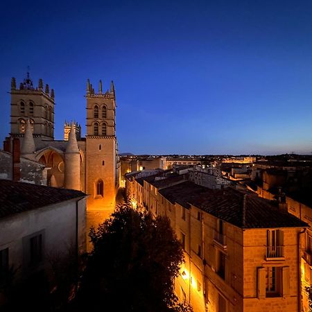 La Terrasse, Vue Sur Les Toits De Montpellier Apartamento Exterior foto